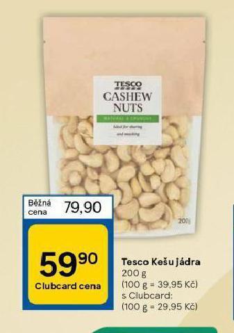 Tesco Tesco kešu jádra nabídka
