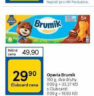 Tesco Opavia brumík nabídka
