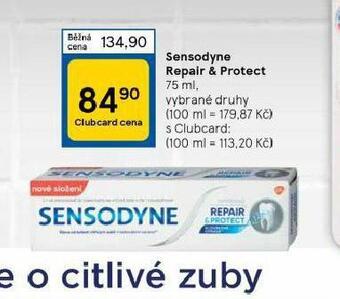 Tesco Sensodyne repair & protect zubní pasta nabídka