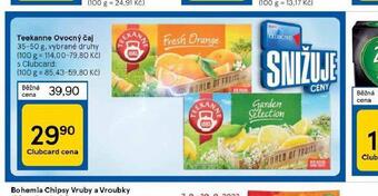 Tesco Teekanne ovocný čaj nabídka