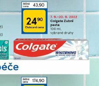 Tesco Colgate zubní pasta nabídka