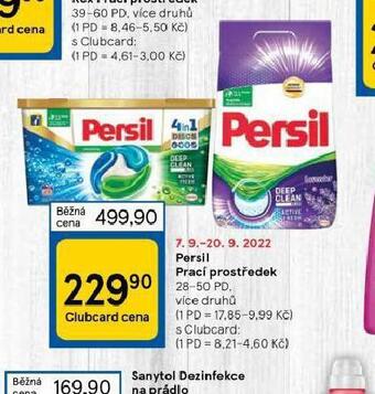 Tesco Persil prací prostředek nabídka