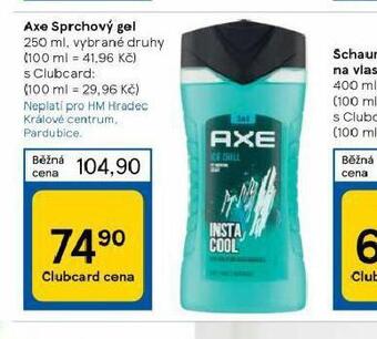 Tesco Axe sprchový gel nabídka
