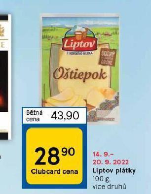 Tesco Liptov plátky nabídka