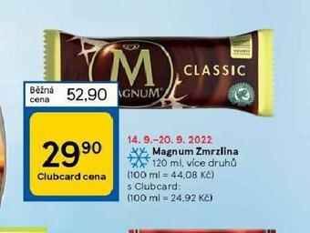 Tesco Magnum zmrzlina nabídka