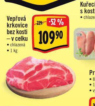 Jip Vepřová krkovice bez kosti nabídka