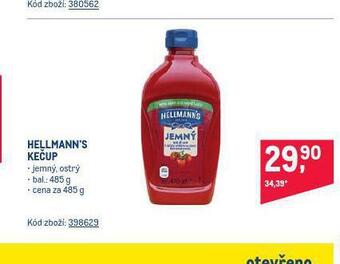 Makro Hellmann's kečup nabídka