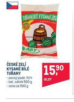 Makro Zelí kysané nabídka