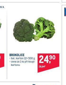 Makro Brokolice nabídka