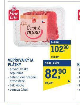 Makro Vepřová kýta nabídka
