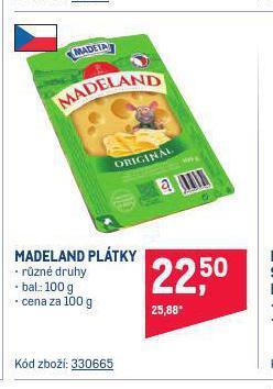 Makro Madeland sýr nabídka
