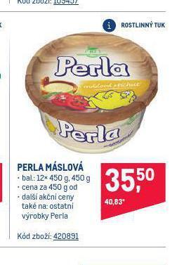 Makro Perla máslová nabídka
