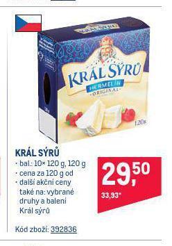 Makro Král sýrů nabídka