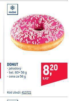 Makro Donut nabídka