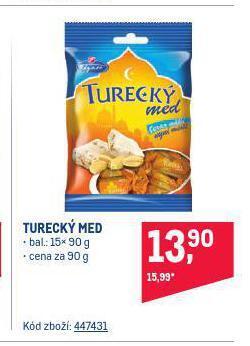 Makro Turecký med nabídka