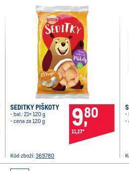 Makro Seditky piškoty nabídka