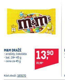 Makro M&m's nabídka