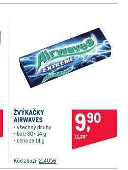 Makro Žvýkačky airwaves nabídka