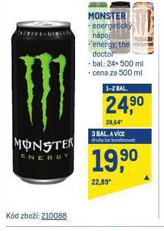 Makro Monster nabídka