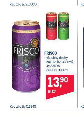 Makro Frisco nabídka