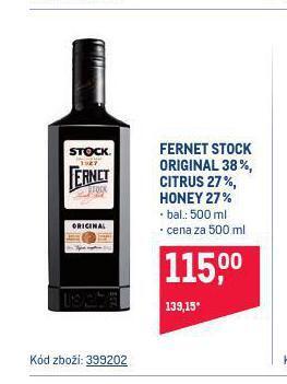 Makro Fernet stock nabídka