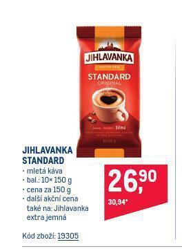 Makro Káva jihlavanka nabídka