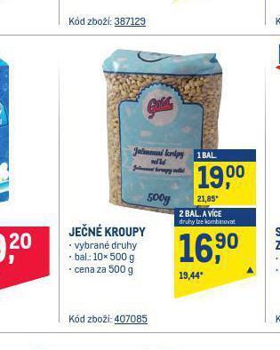 Makro Ječné kroupy nabídka