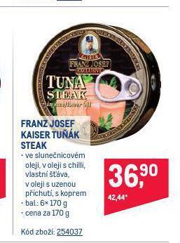 Makro Franz josef kaiser tuňák steak nabídka