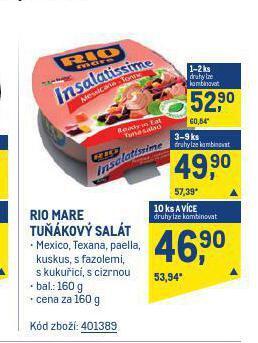 Makro Rio mare tuňákový salát nabídka