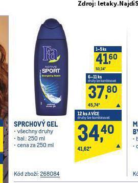 Makro Fa sprchový gel nabídka