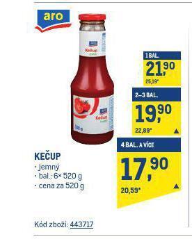 Makro Kečup nabídka