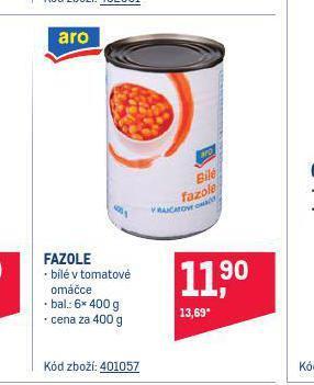 Makro Fazole nabídka