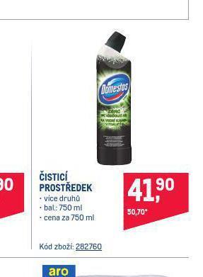 Makro Domestos čisticí prostředek nabídka
