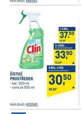 Makro Clin čisticí prostředek nabídka