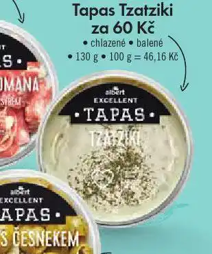 Jip Tapas tzatziki nabídka