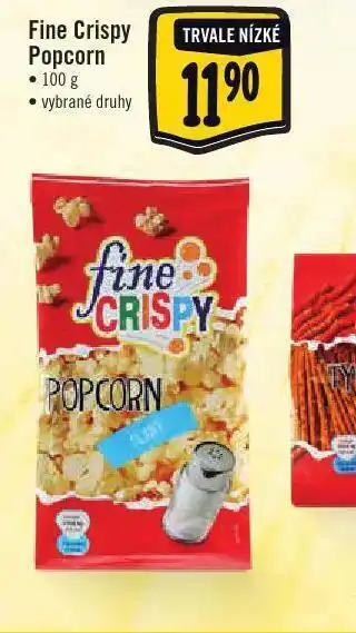 Jip Fine crispy popcorn nabídka