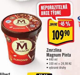 Jip Zmrzlina magnum pinta nabídka