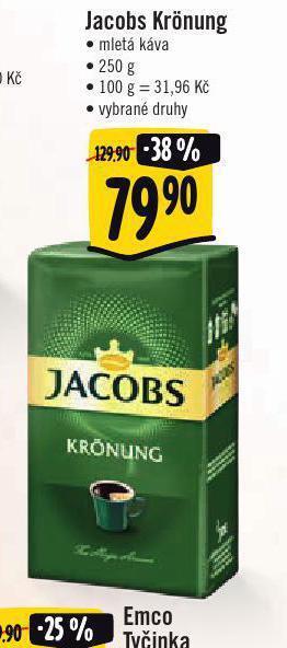 Jip Jacobs krönung mletá káva nabídka