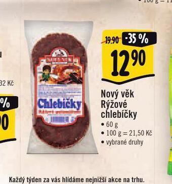 Jip Nový věk rýžové chlebíčky nabídka