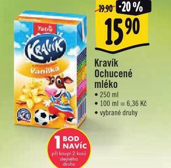 Jip Kravík ochucené mléko nabídka