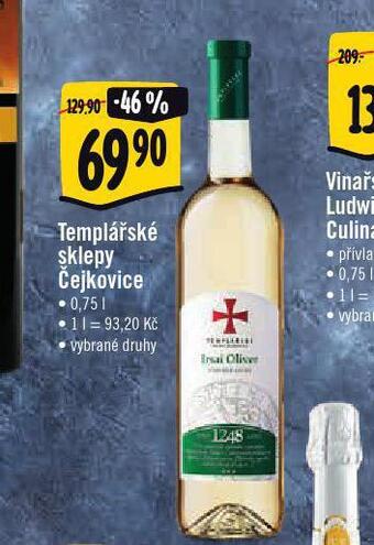 Jip Templářské sklepy čejkovice nabídka