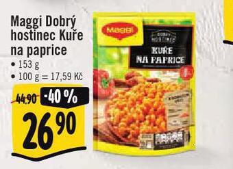 Jip Maggi dobrý hostinec kuře na paprice nabídka