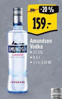 Jip Amundsen vodka nabídka