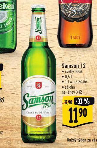 Albert Pivo samson 12 nabídka