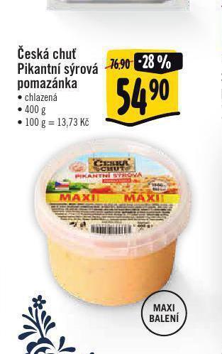Albert Pikantní sýrová pomazánka nabídka