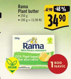 Albert Rama plant butter nabídka