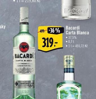 Albert Bacardi carta blanca nabídka