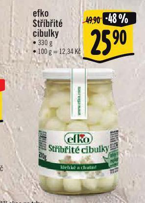 Albert Efko stříbřité cibulky nabídka