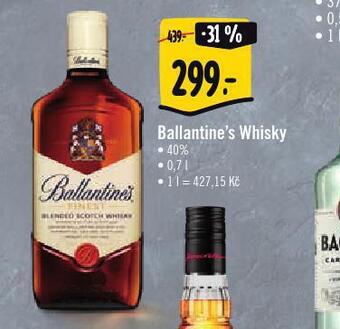 Albert Ballantine's whisky nabídka