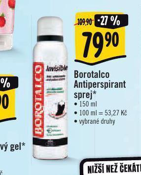 Albert Borotalco antiperspirant nabídka
